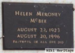 Helen Meroney Mcbee