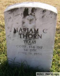 Corp Mariam C Thorn