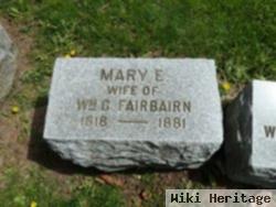 Mary E Fairbairn