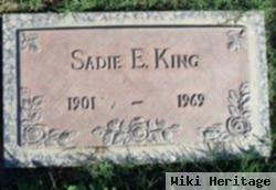 Sadie E. King