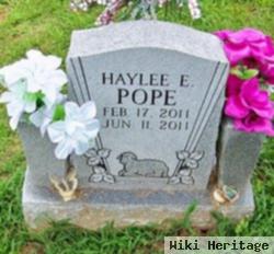 Haylee E. Pope