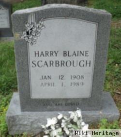 Harry Blaine Scarbrough