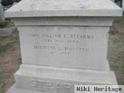 Capt William E Stearns