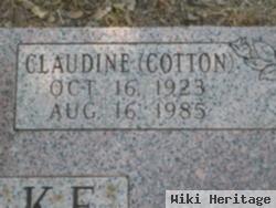 Claudine "cotton" Shewmake