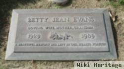 Betty Jean Evans