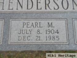 Pearl M Henderson