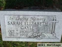 Sarah Elizabeth Gayle