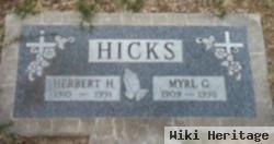 Myrl G Hicks