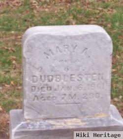 Mary A. Duddlesten