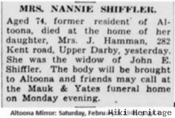 Nannie Shiffler