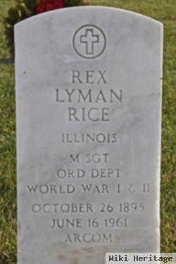 Rex Lyman Rice