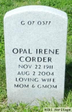 Opal Irene Whitaker Corder