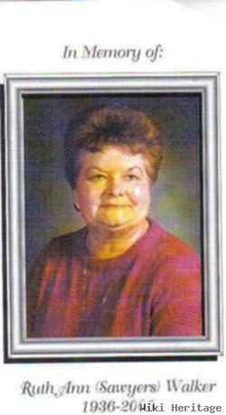 Ruth Ann Sawyers Walker