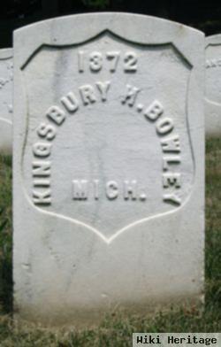 Pvt Kingsbury W. Bowley