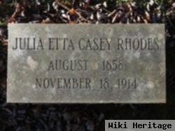 Julia Etta Casey Rhodes