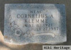 Cornelius A. "neal" Klemme