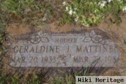 Geraldine J. (Davidson ?) Mattinen