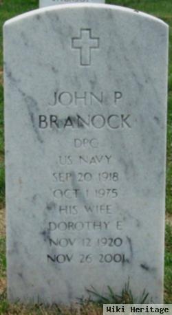 John P Branock, Sr