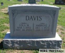 Ambrose James Davis