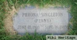 Phrona "penny" Singleton