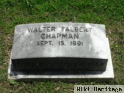 Walter Talbert Chapman