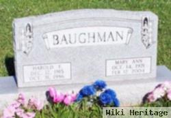 Mary Ann Wilkin Baughman