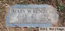 Mary E Widmyer Bendell