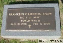 Franklin Cameron Snow