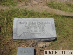 Mary Ella Roberts Luckemeyer