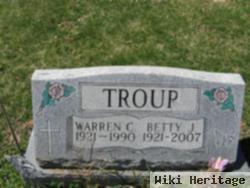 Betty J Troup