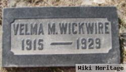 Velma M Wickwire