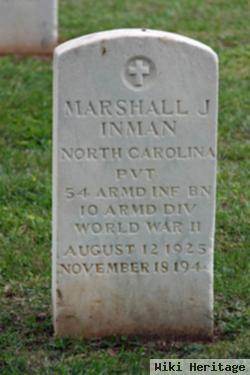 Pvt Marshall J Inman