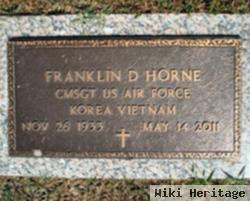 Franklin D. "frank" Horne