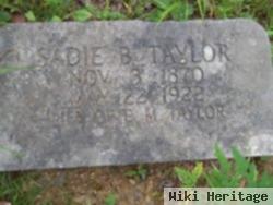 Sadie B Taylor