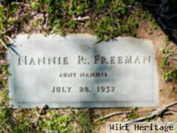 Nancy "nannie" Rimmer Freeman