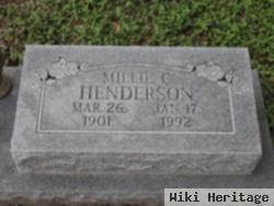 Millie C Henderson