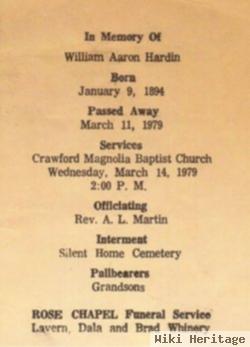 William Aaron Hardin