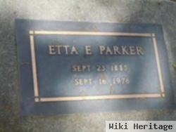 Etta E Parker