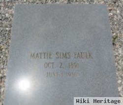 Mattie Sims Faulk