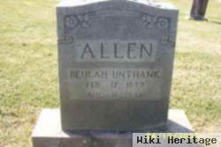 Beulah Unthank Allen