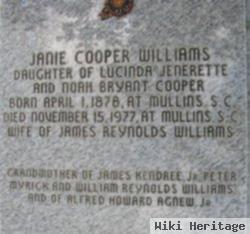 Janie Cooper Williams