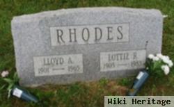 Lloyd A Rhodes