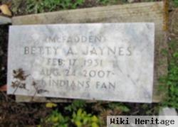 Betty Ann Mcfadden Jaynes