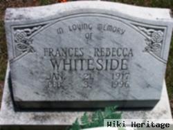 Frances Rebecca Whiteside