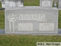 Mary Jane "janie" Vann Vinyard