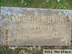 Margaret E Berry Nunamaker