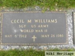 Cecil M Williams