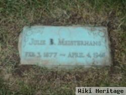 Julie B Meisterhans