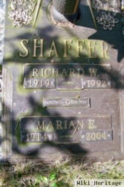 Marian E Shaffer