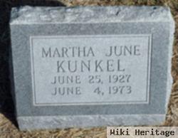 Martha June Bernhardt Kunkel